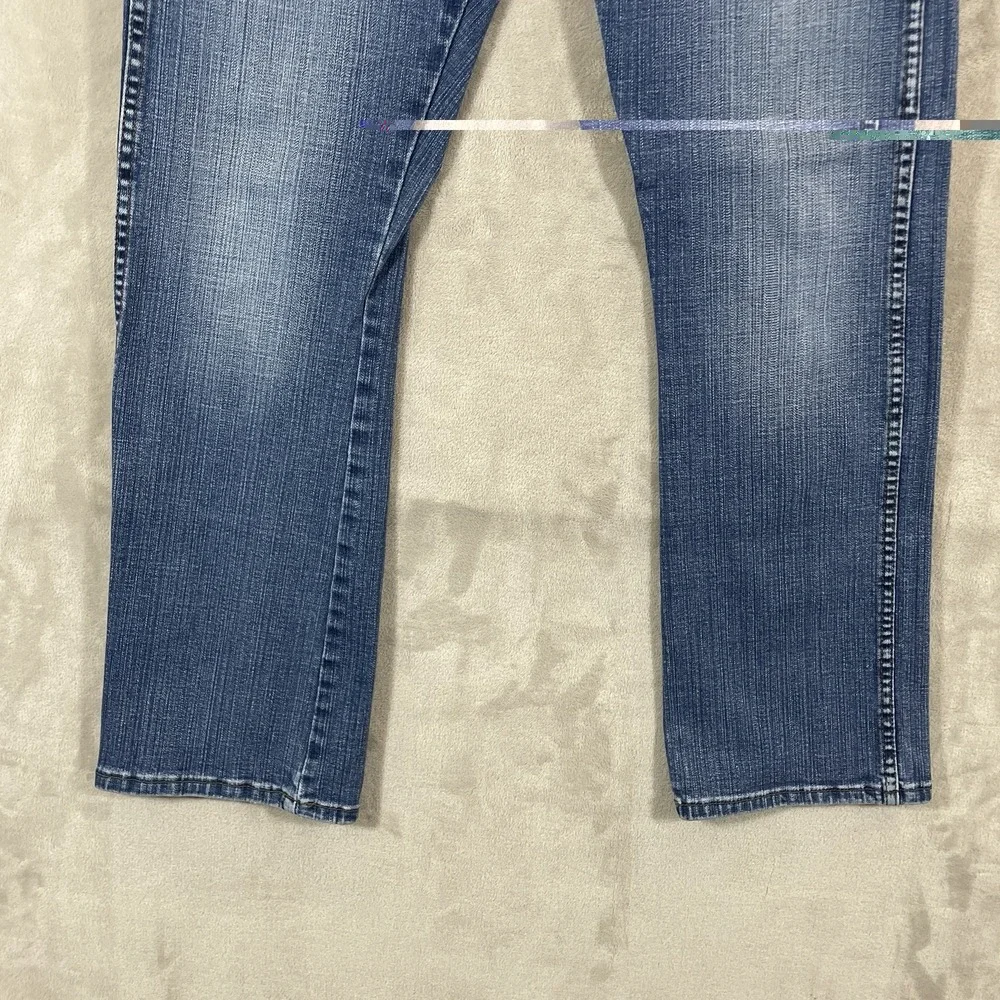 Wrangler Retro Slim Boot Jeans Mens 34x34 Medium Wash Denim 77MWZLL